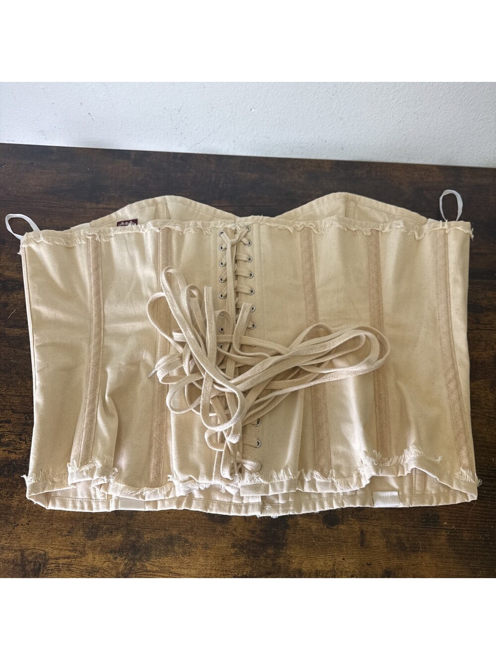 Hips And Curves Corset Natural Color Size 40 Heavy Duty 100% Cotton Vintage NEW!